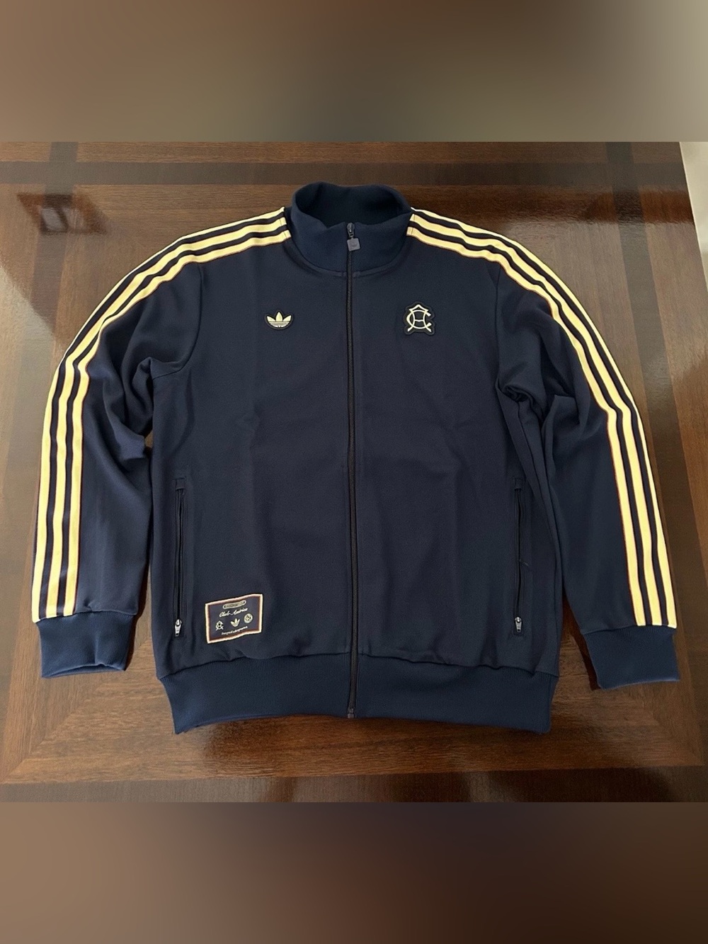 Adidas Originals Club America Track Jacket Navy Blue Soccer KC4410 Men’s Size L